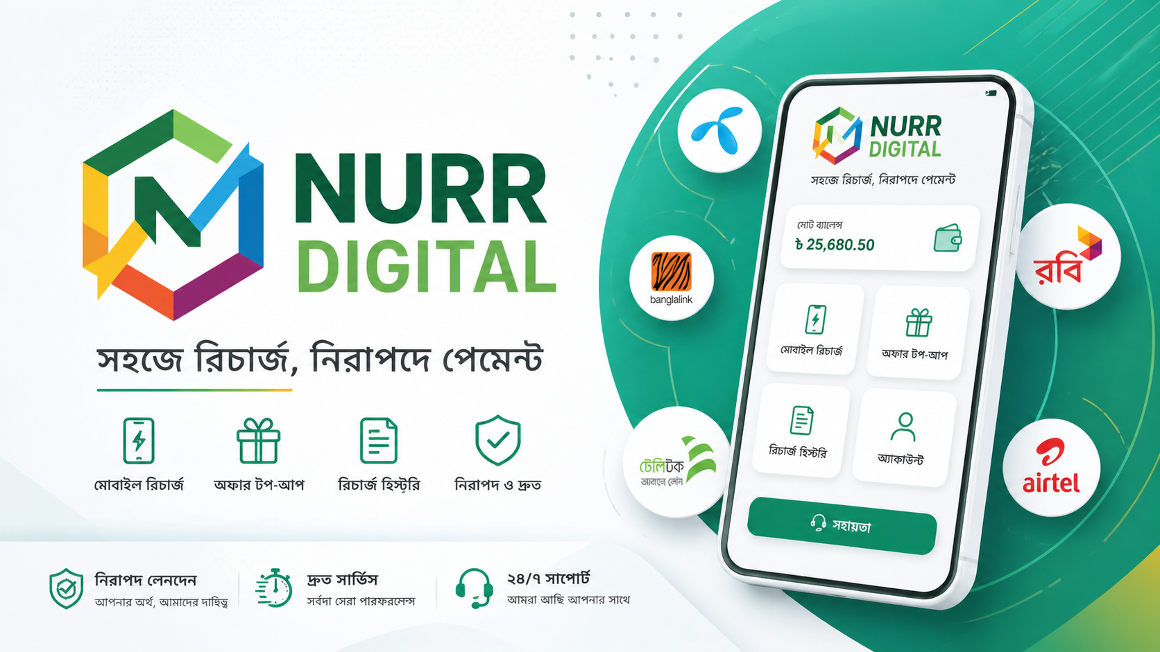 NURR digital services online store and delivery platform